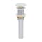 Ruvati 14 inch Bathroom Vessel Sink Round Gold Decorative Art Above Vanity Counter White Ceramic RVB0314WG - alternate 7